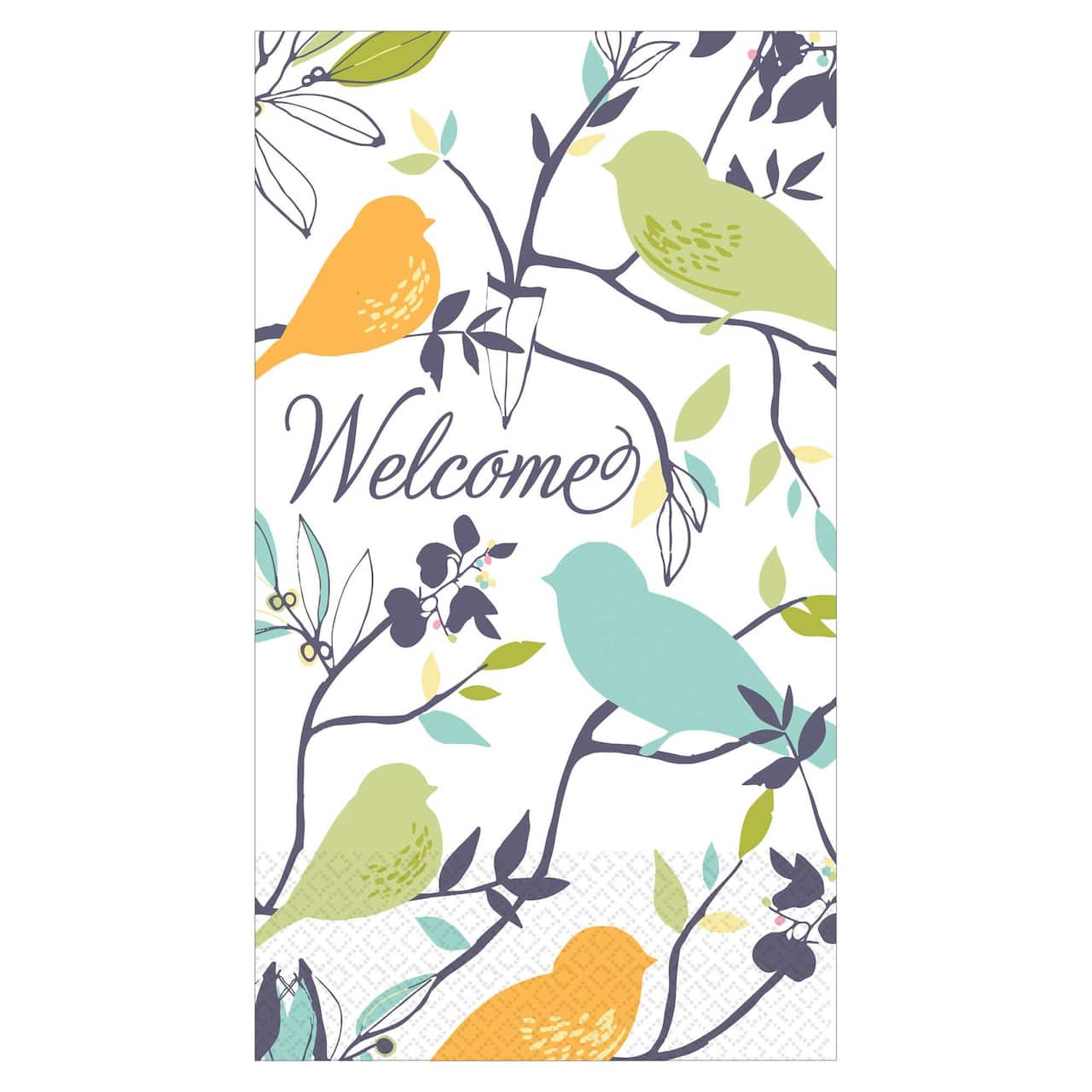Welcome Birds Eco-Friendly Paper Guest Towels, 48ct.